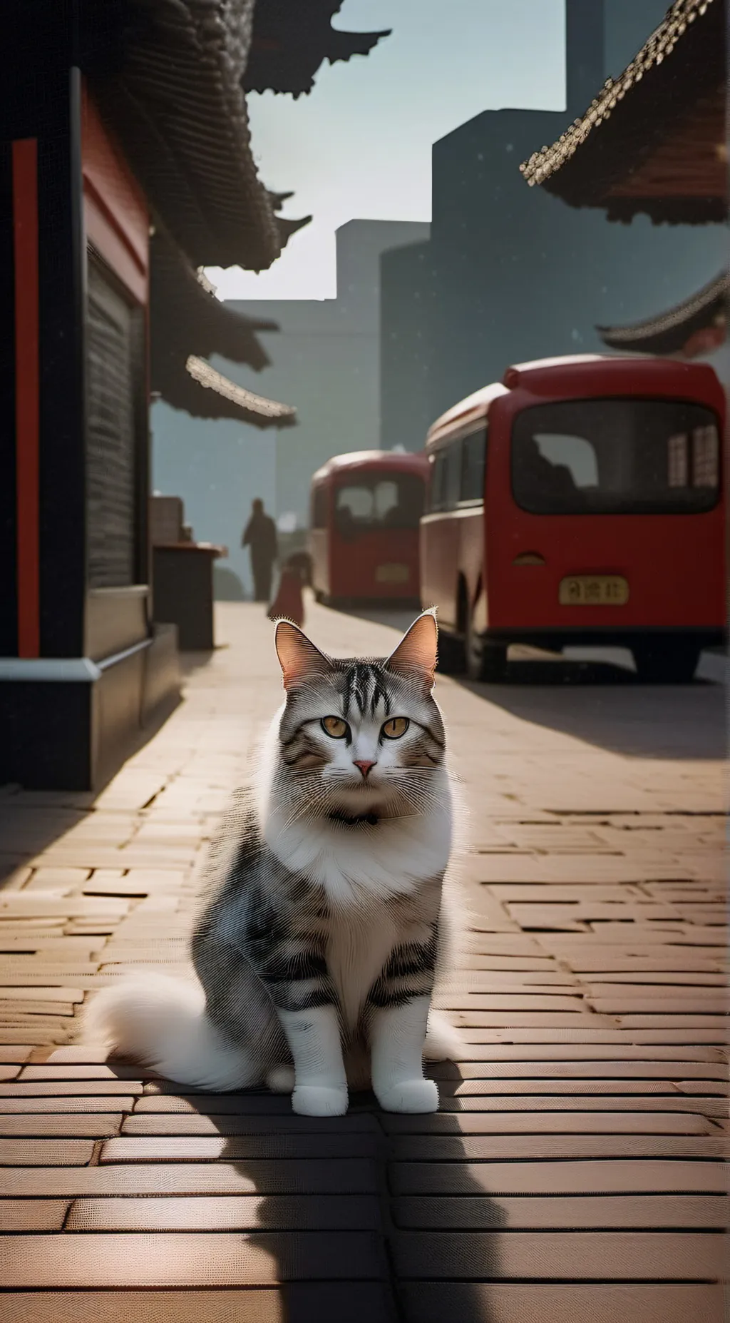 ai character: Cat background