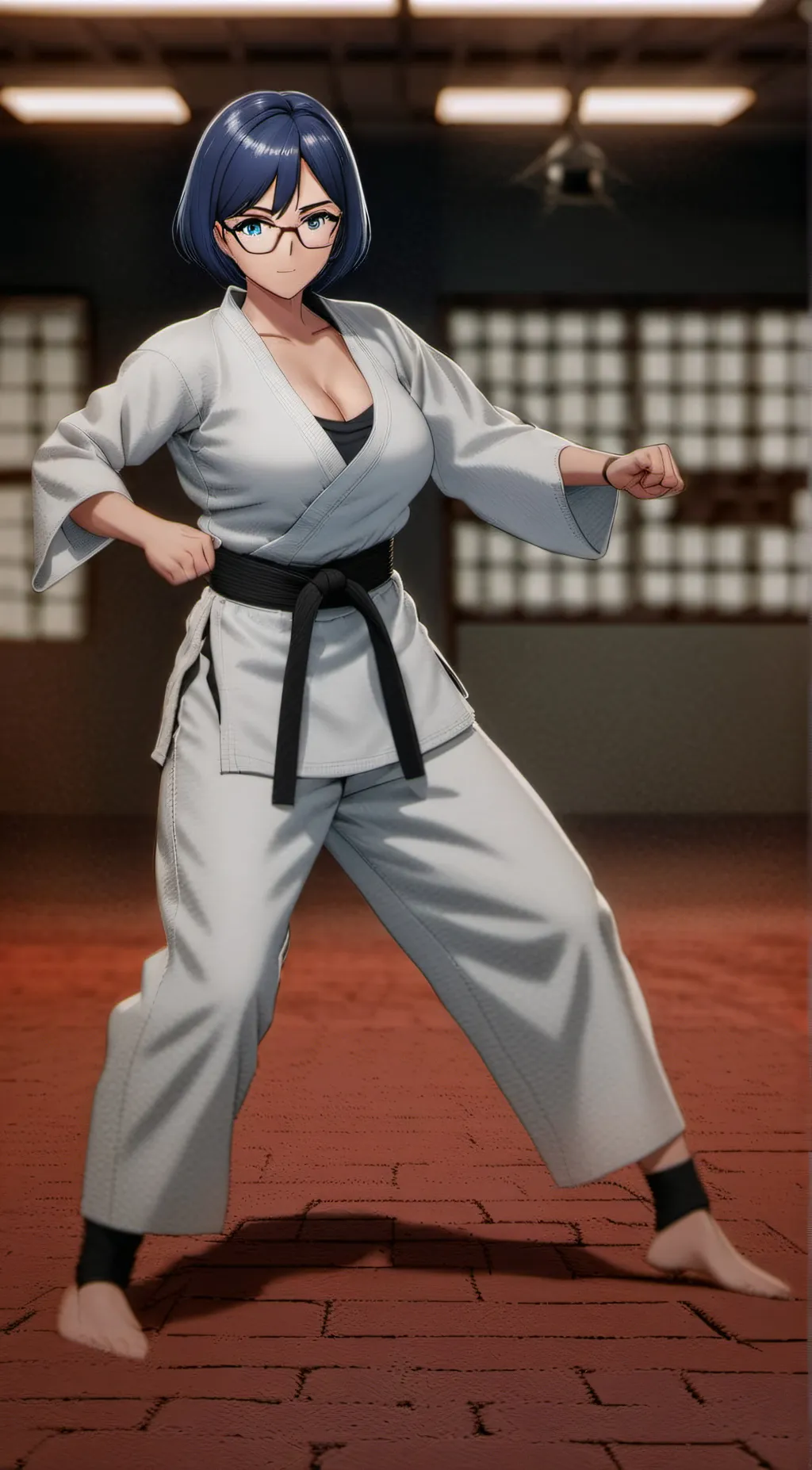 ai character: KARATE SAYOKO background