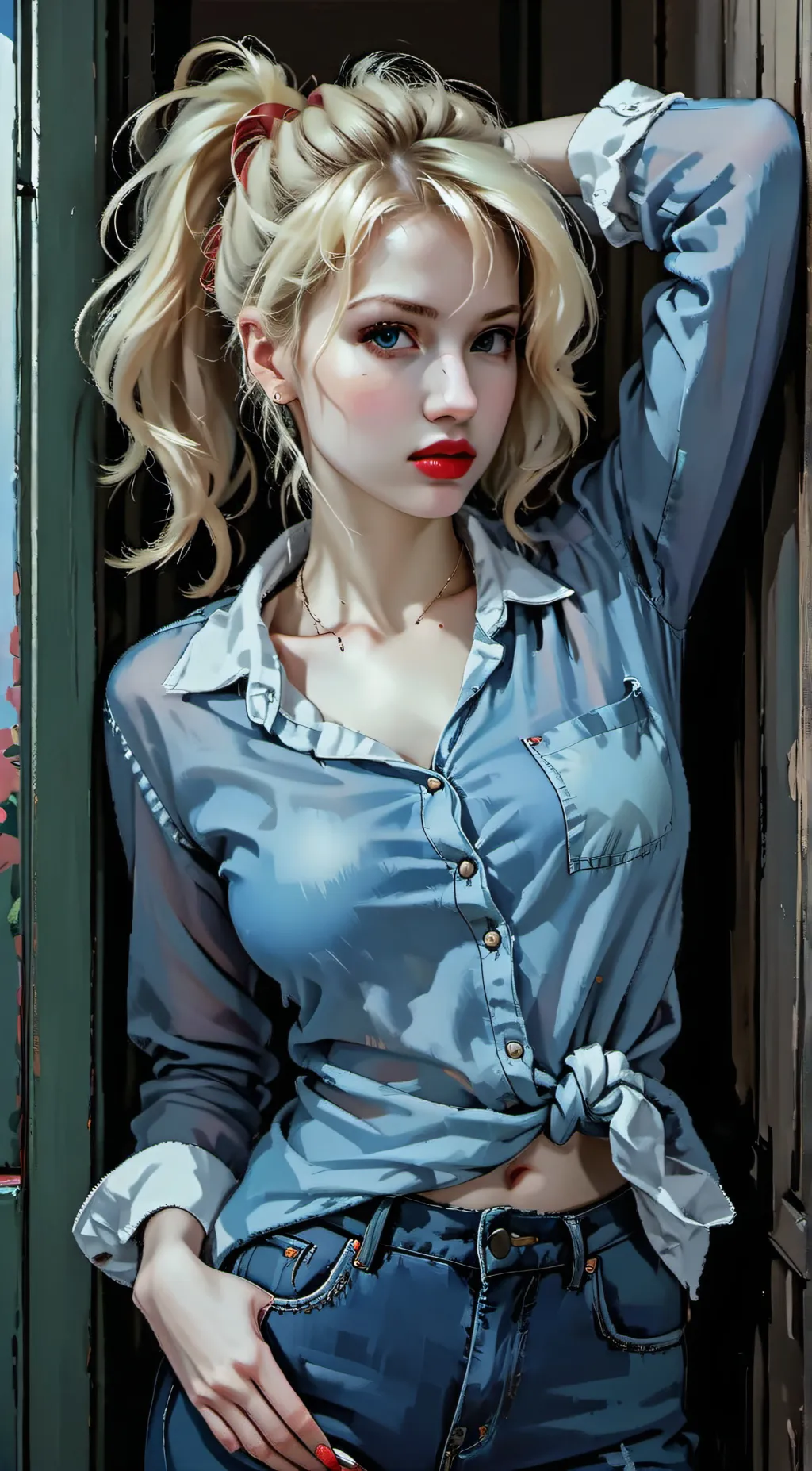 ai character: Jessica  background