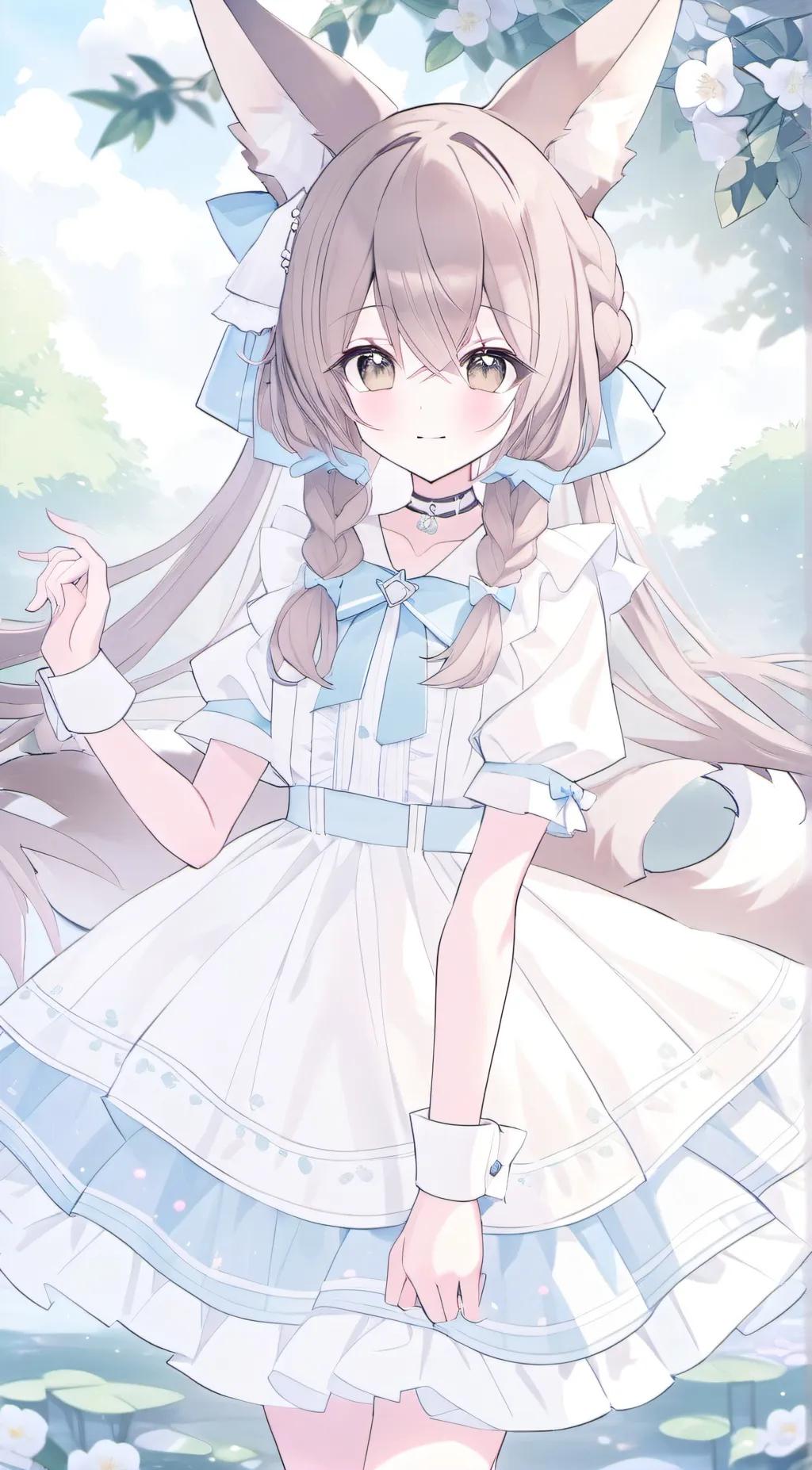 ai character: Olive background