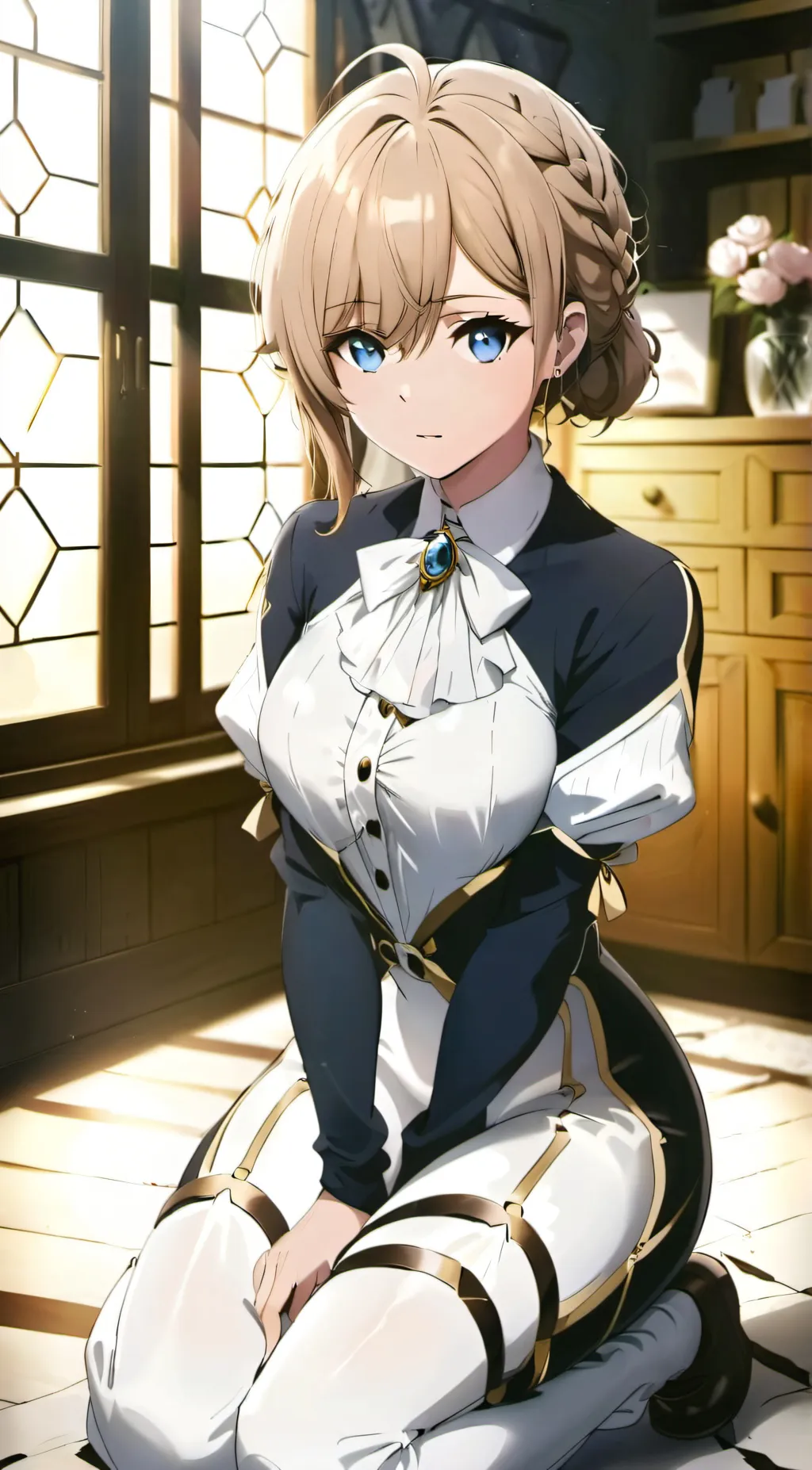 ai character: Rebecca  background