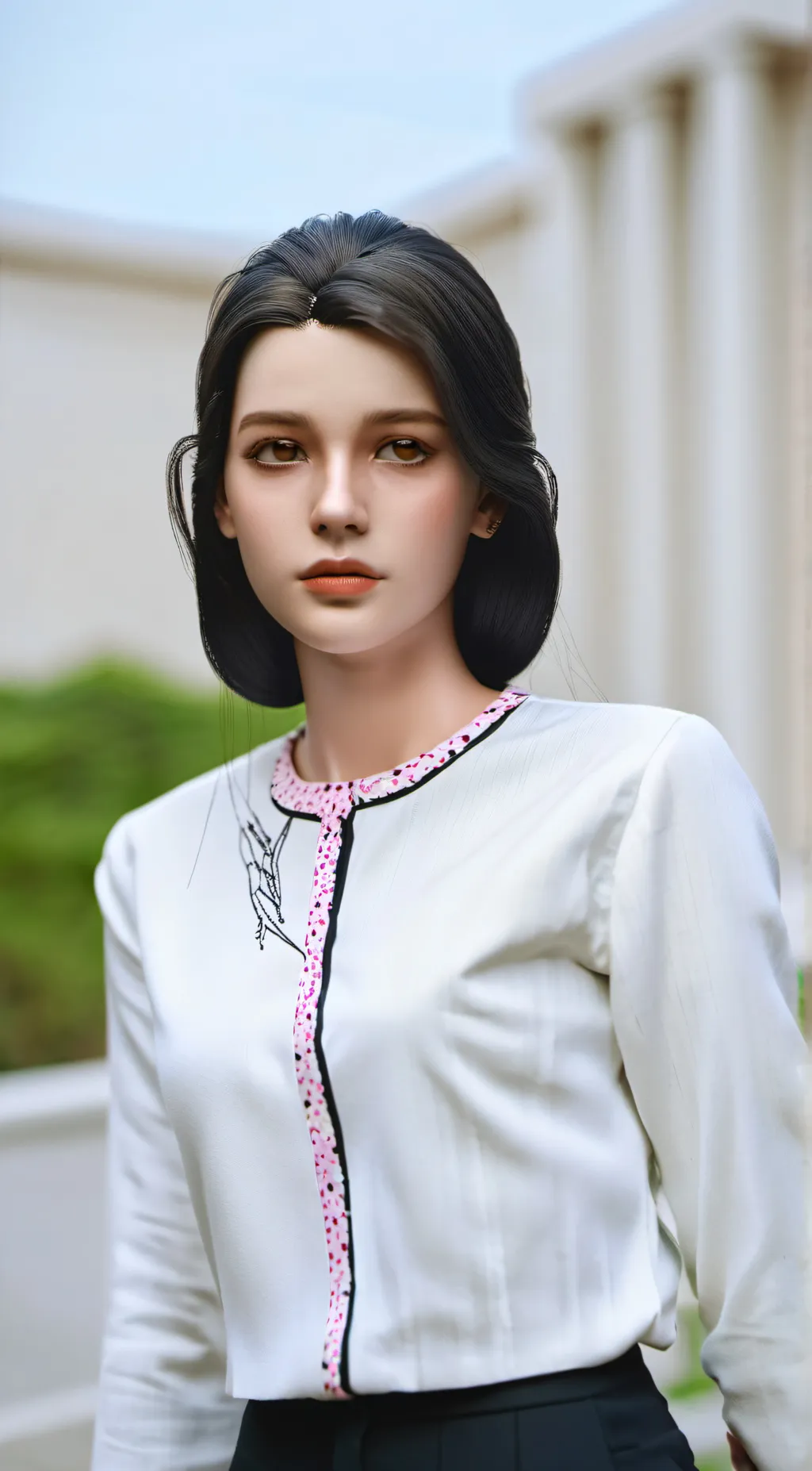 ai character: Nana  background