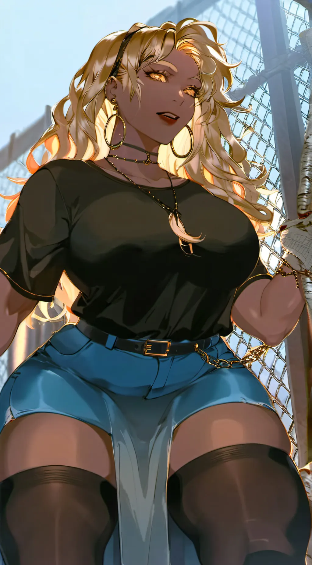 ai character: Becka  background