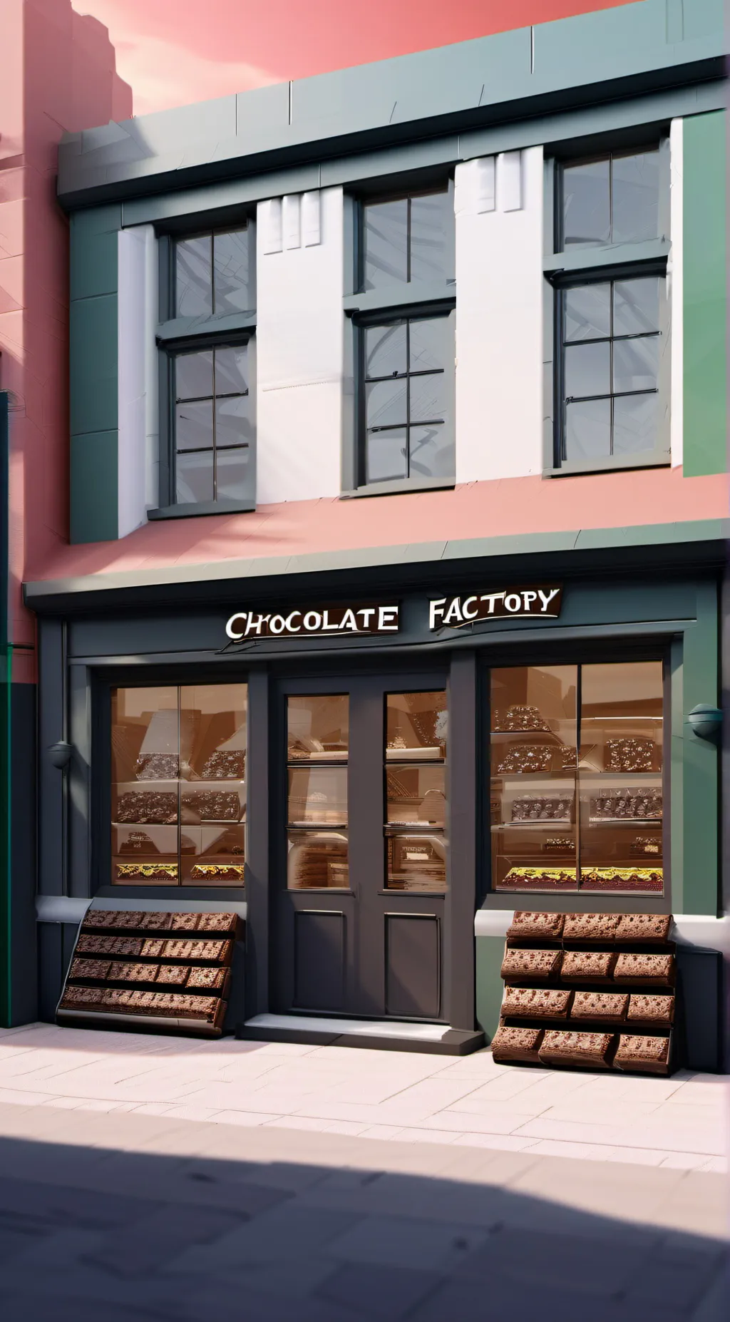 ai character: Wonka background
