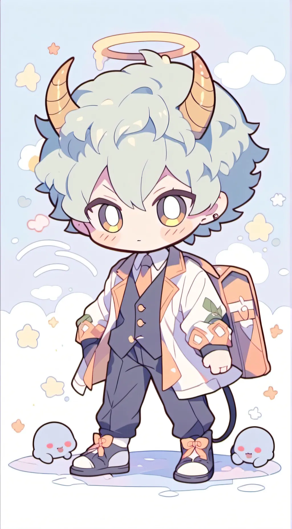 ai character: Jhon and mark background