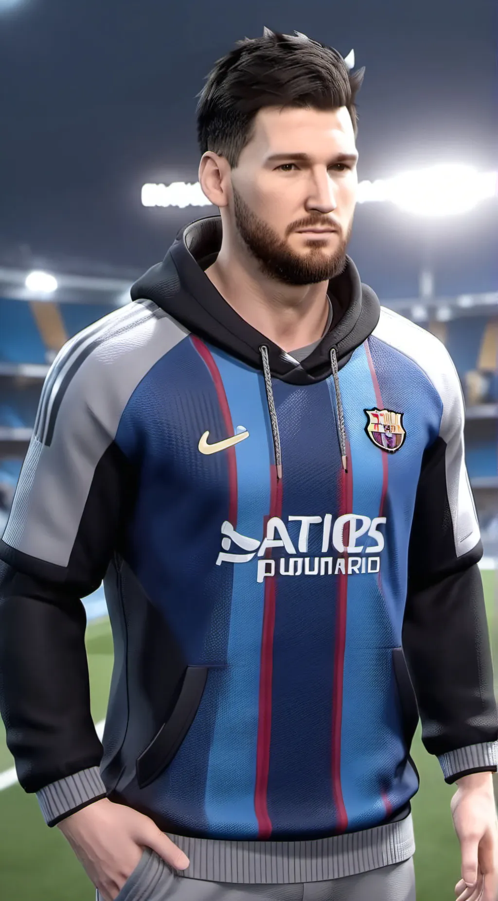 ai character: Lionel Messi background
