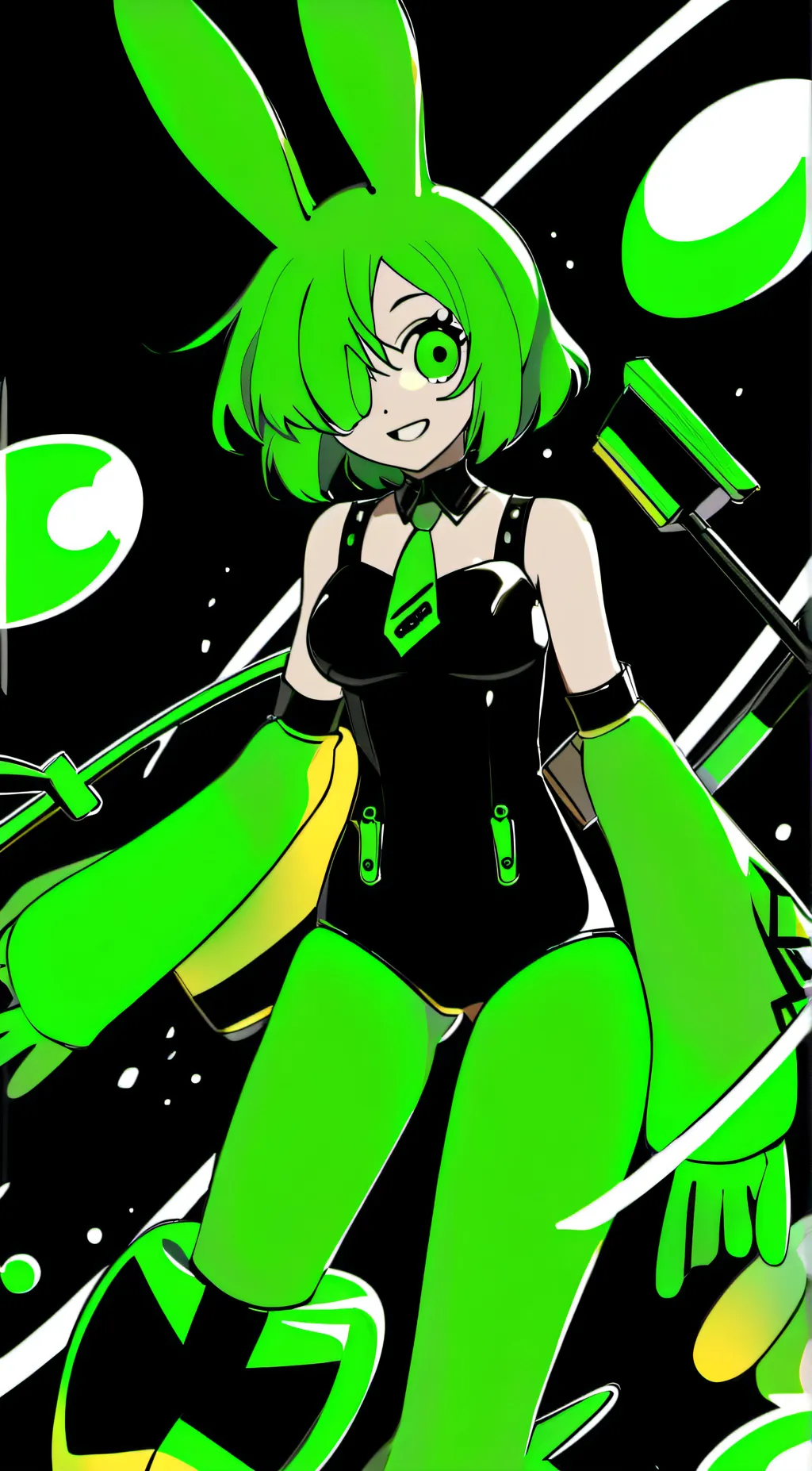 ai character: Hoppy Hopscotch background