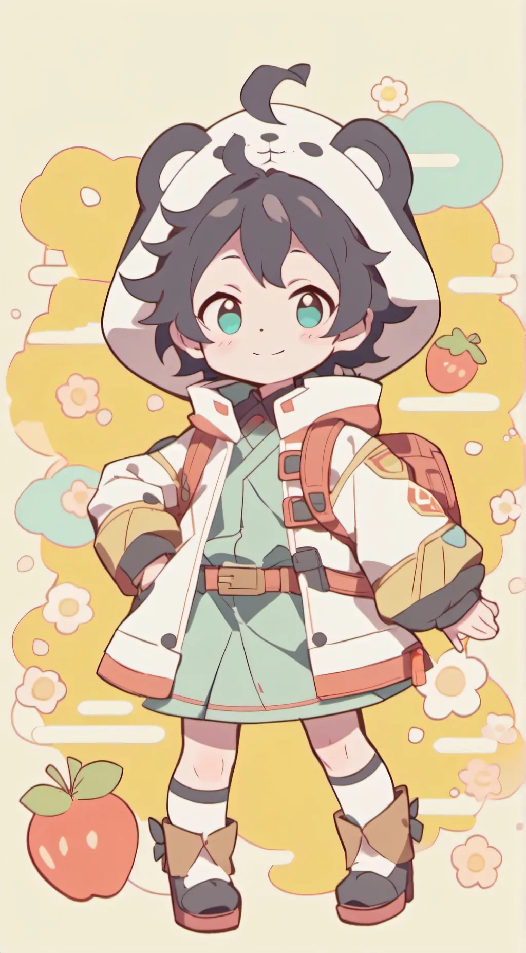 ai character: 💚Deku 🥦  background