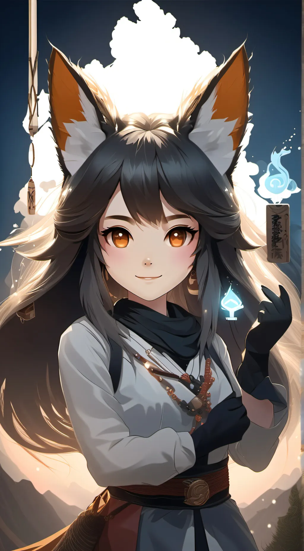 ai character: Katie background