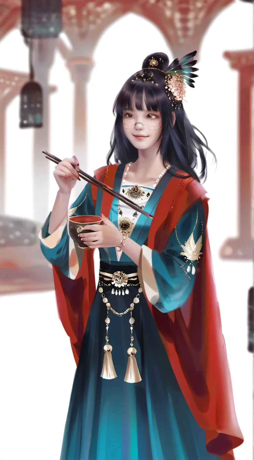 ai character: Haerin kang background