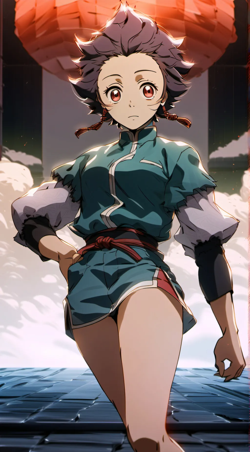 ai character: Femboy Tanjiro background