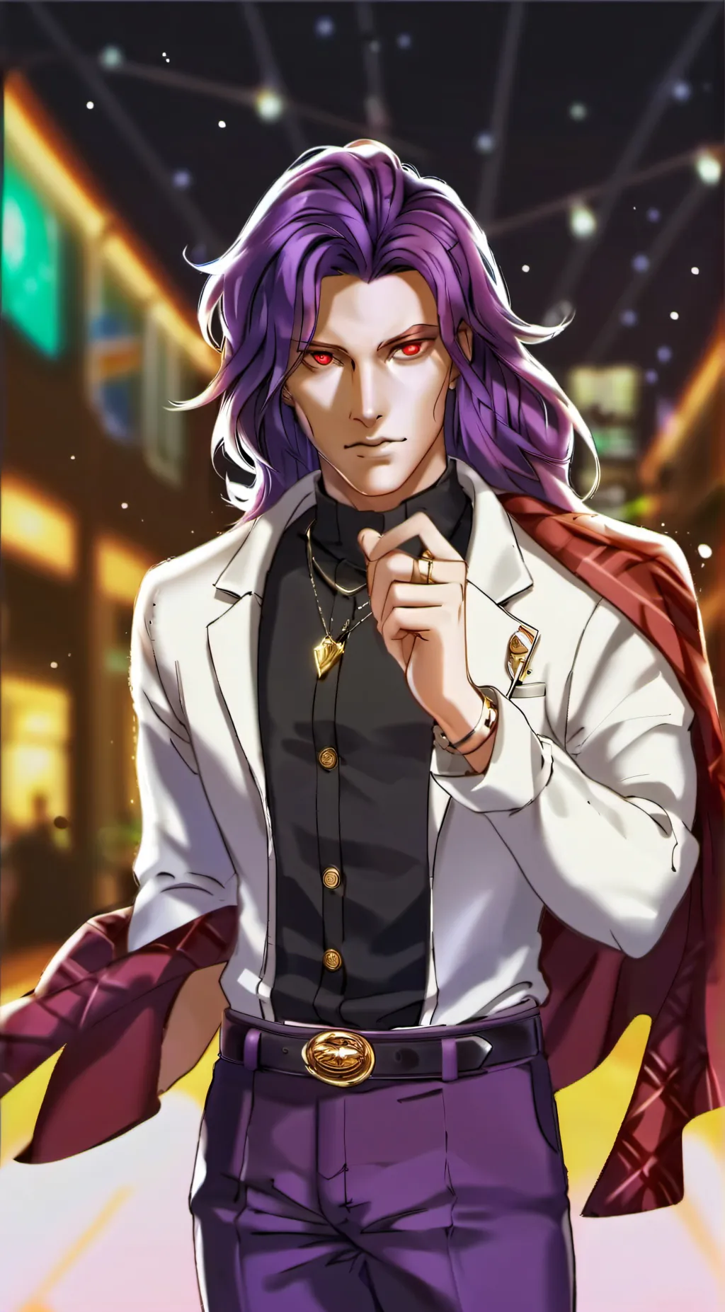ai character: Zanala ice background