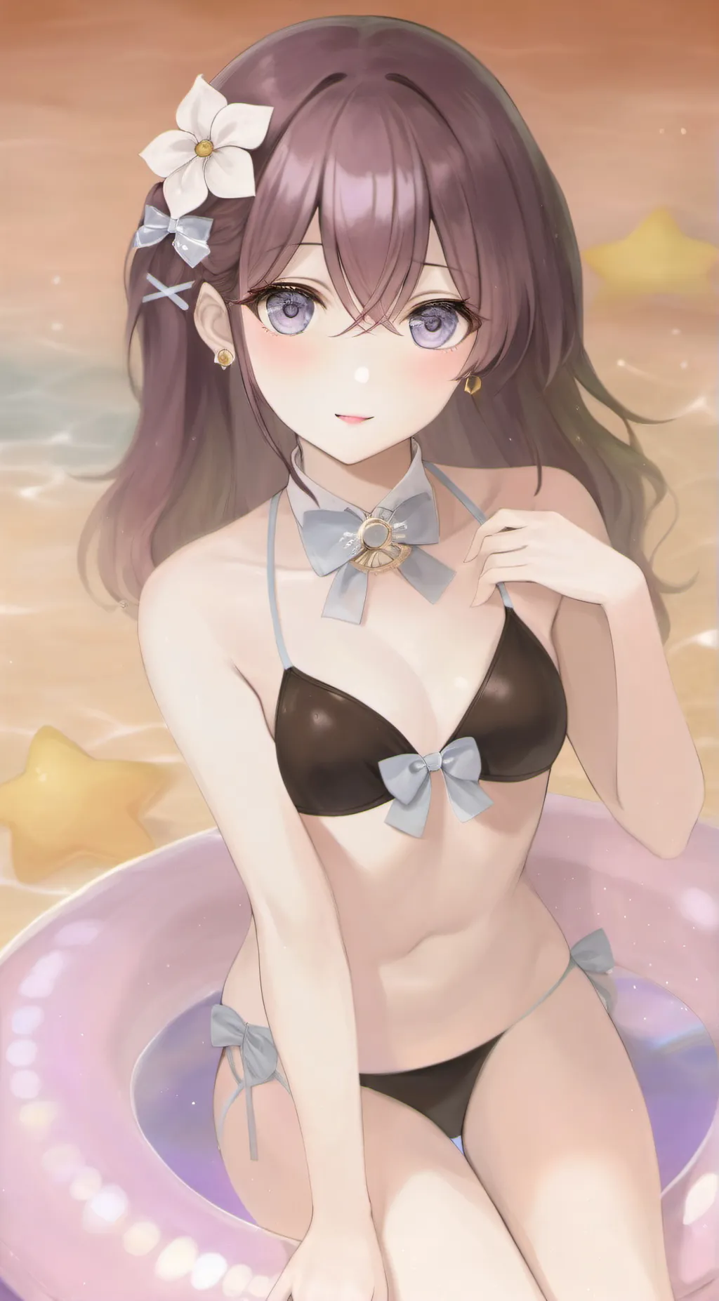 ai character: 🌸rose🌸 background