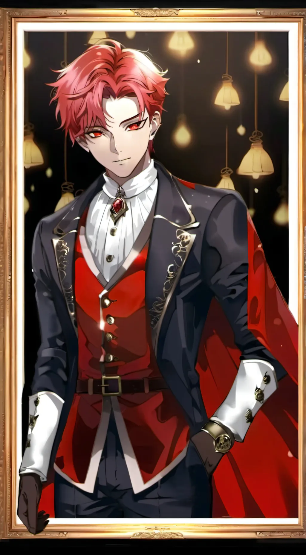 ai character: Akaza human  background