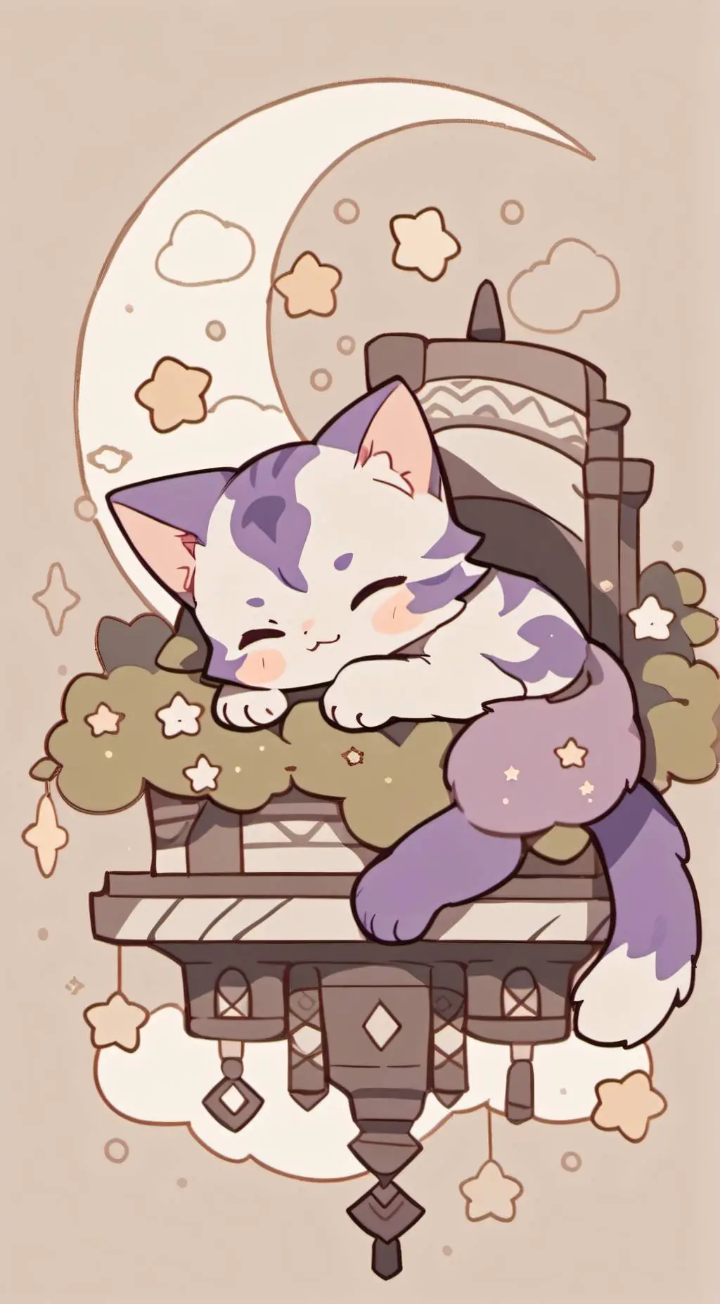 ai character: CATNAP‽ background