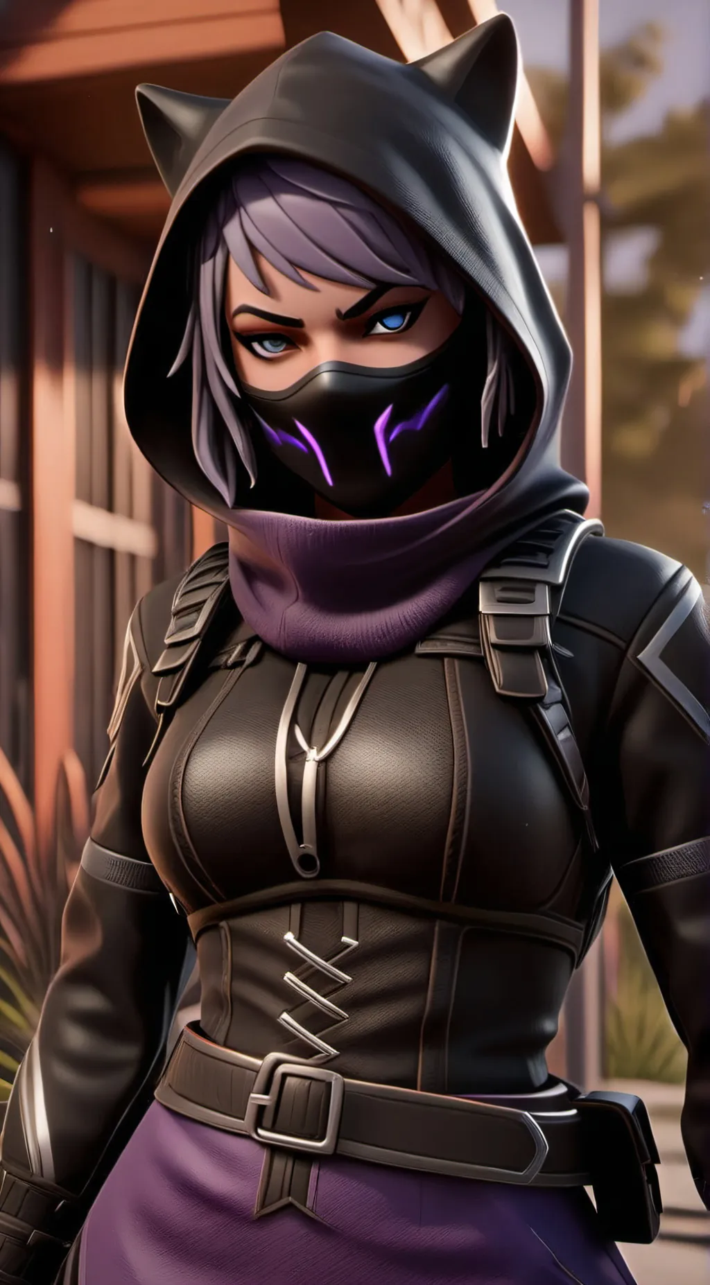 ai character: Raven team leader  background