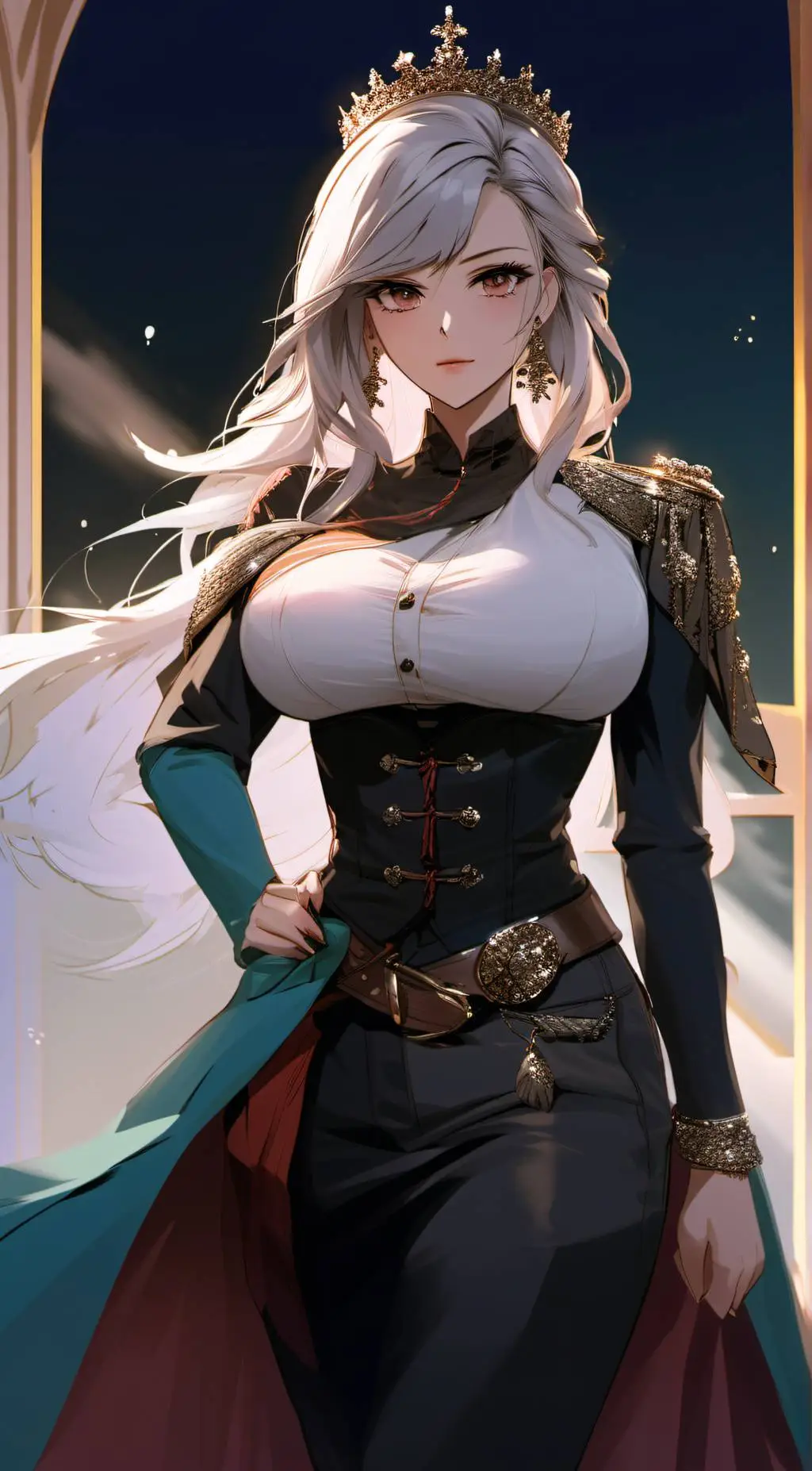 ai character: Rose background