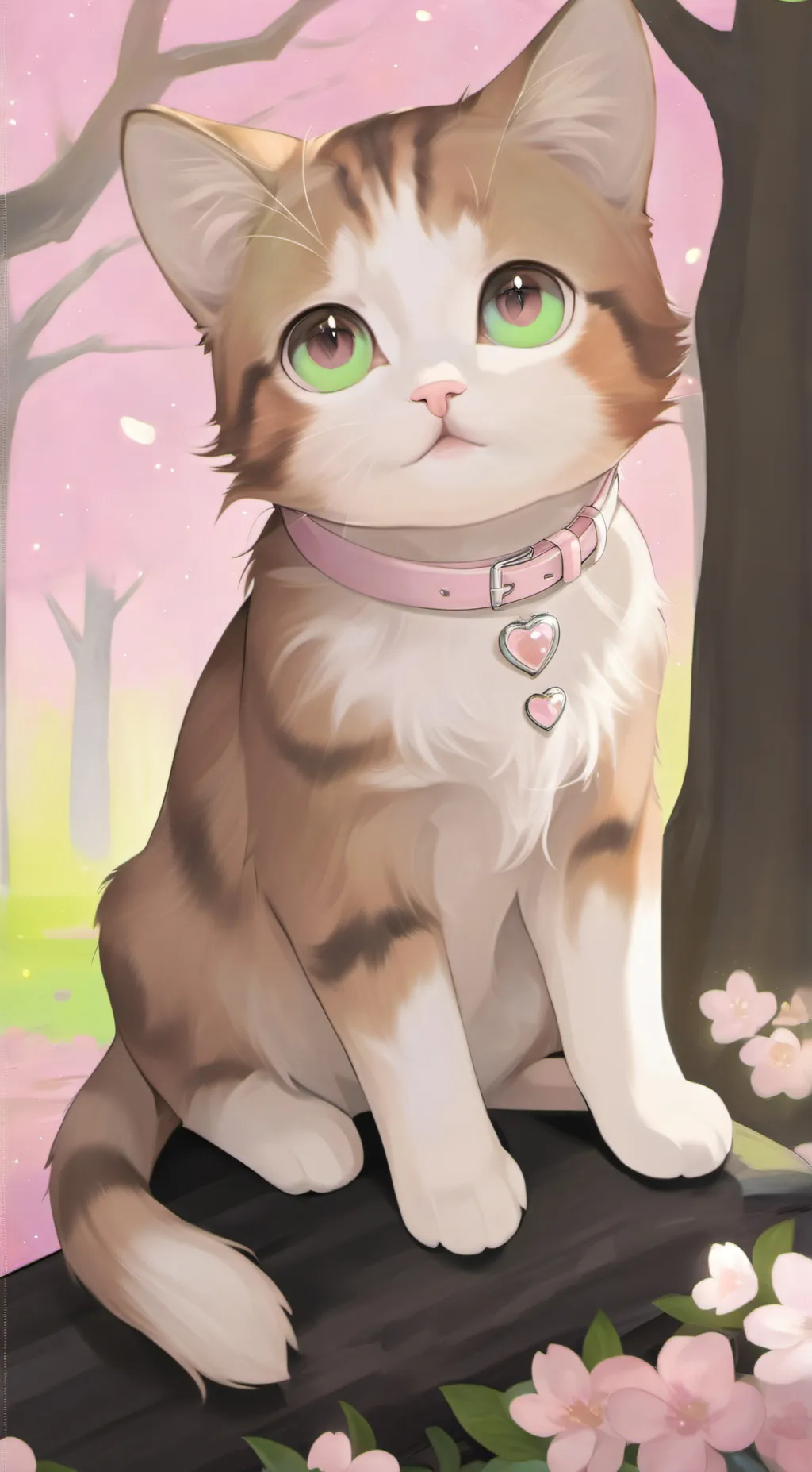 ai character: Mint'pelt  background