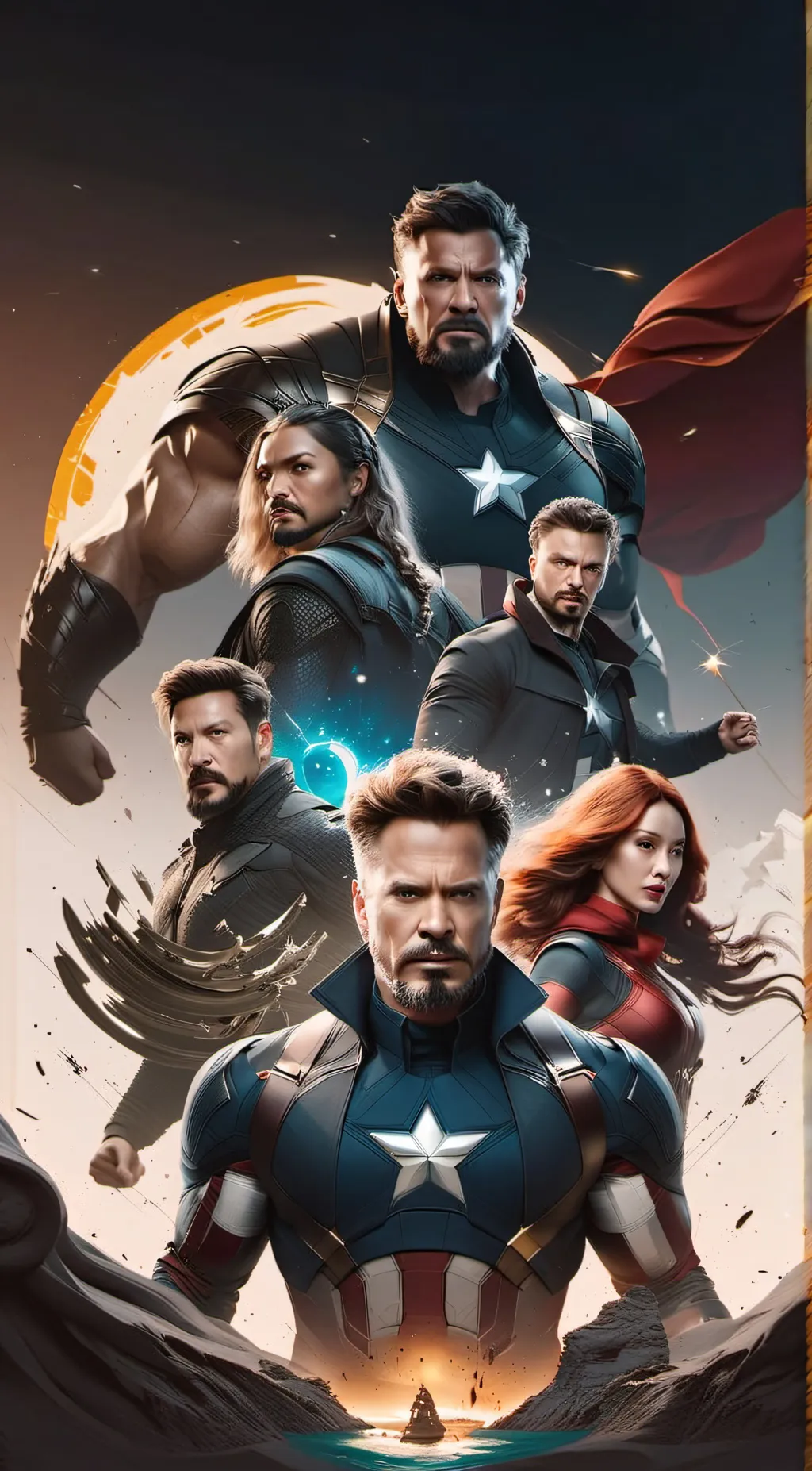 ai character: Avengers background