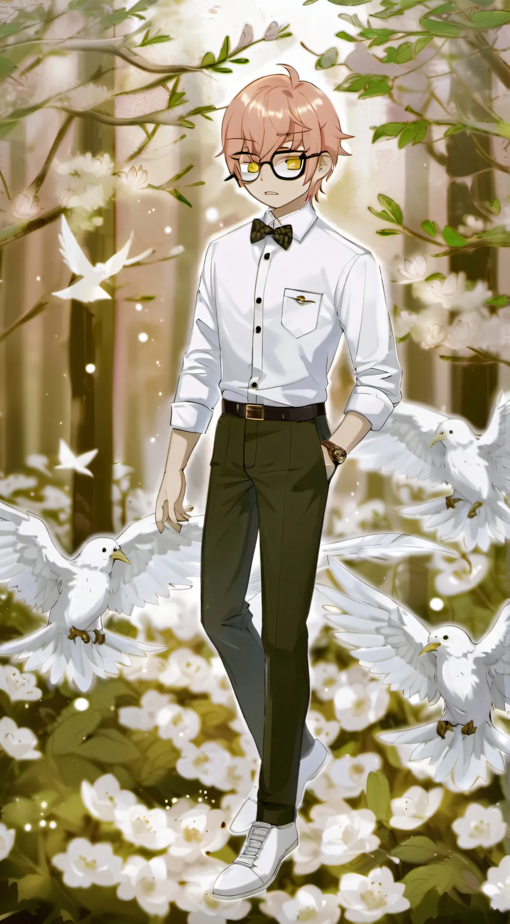 ai character: gay story  background