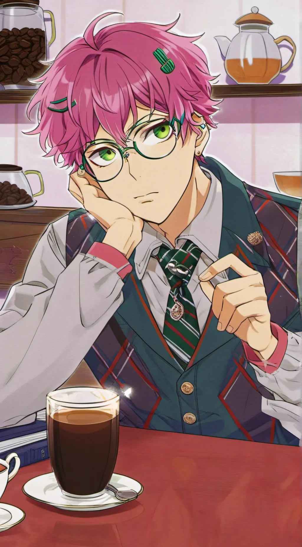 ai character: Saiki kusuo background