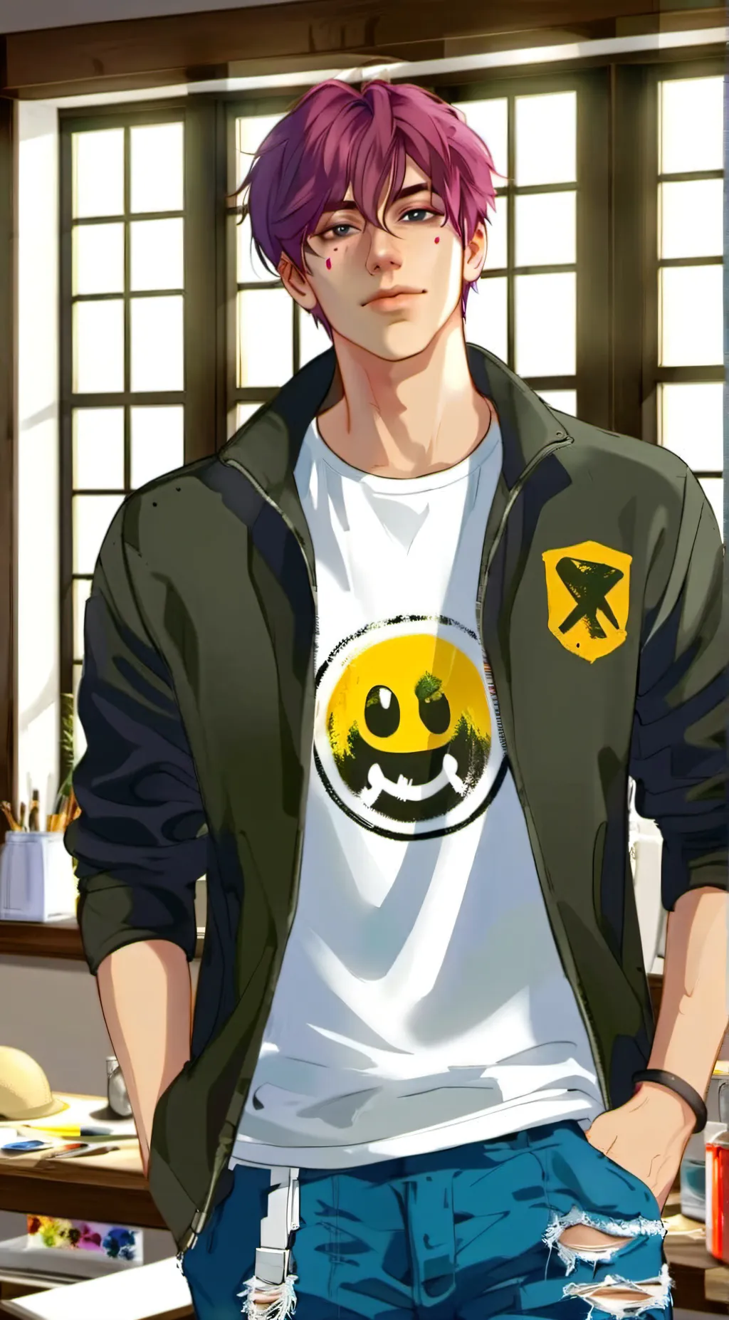 ai character: Eric  background