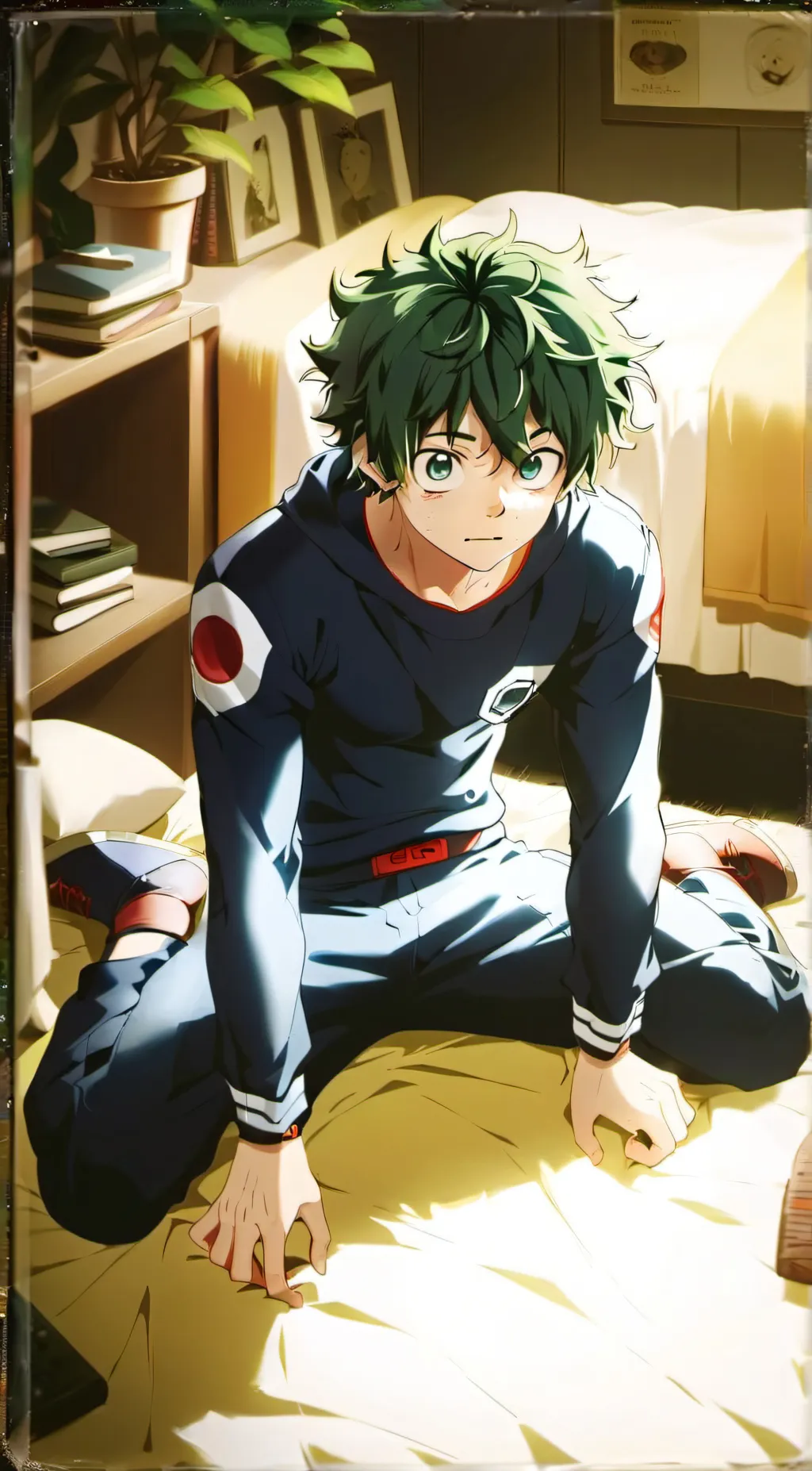 ai character: deku background