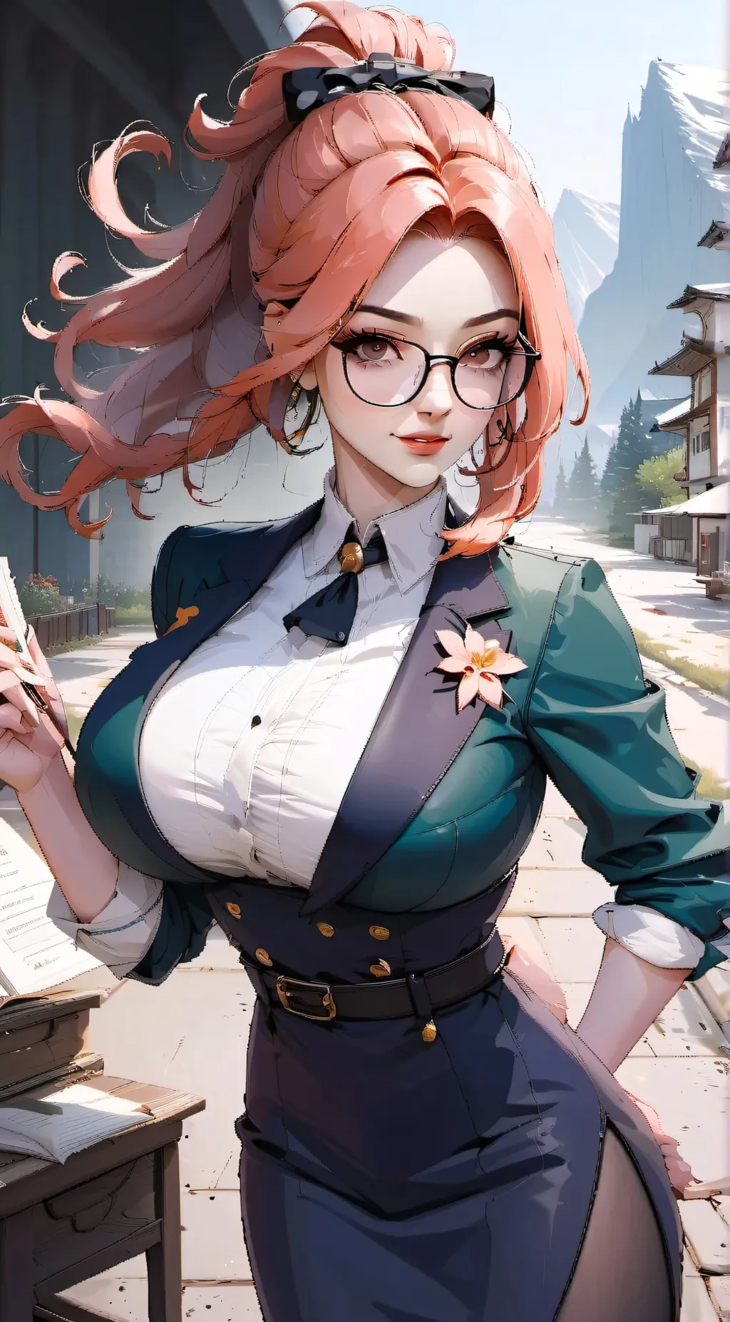 ai character: Sae Yamabuki background