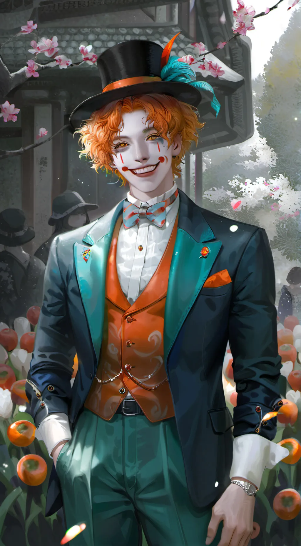 ai character: Chuckles the Clown background