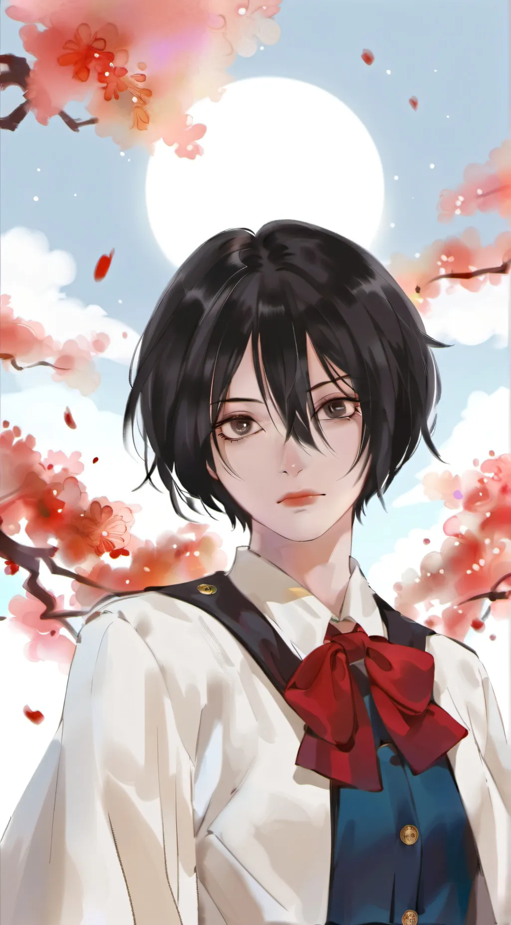 ai character: Rose background