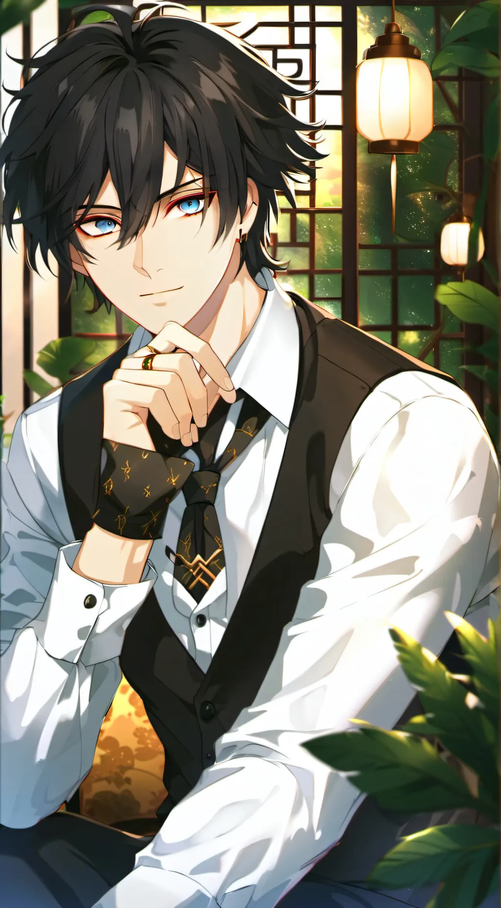 ai character: Draven  background