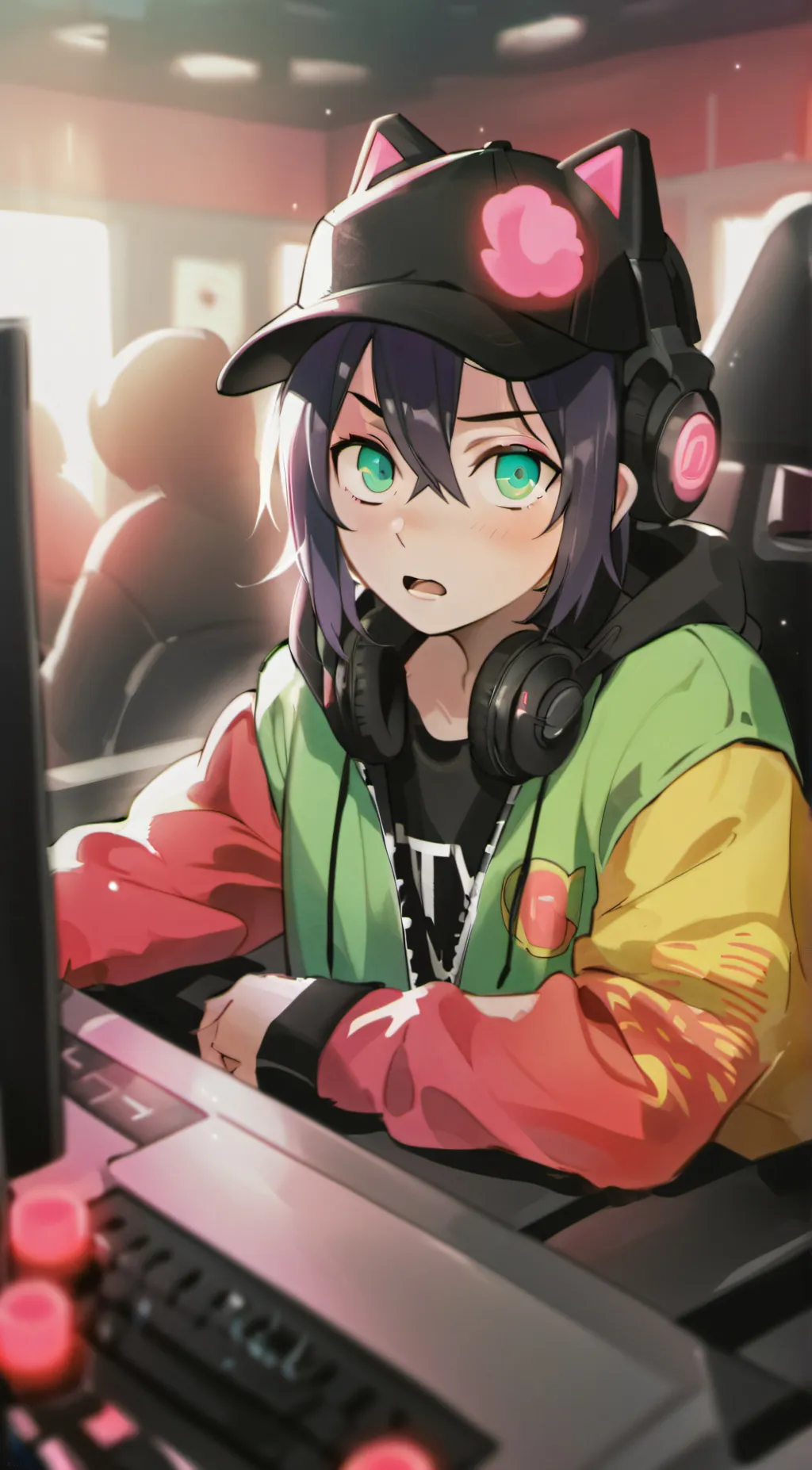 ai character: Kurumi  background
