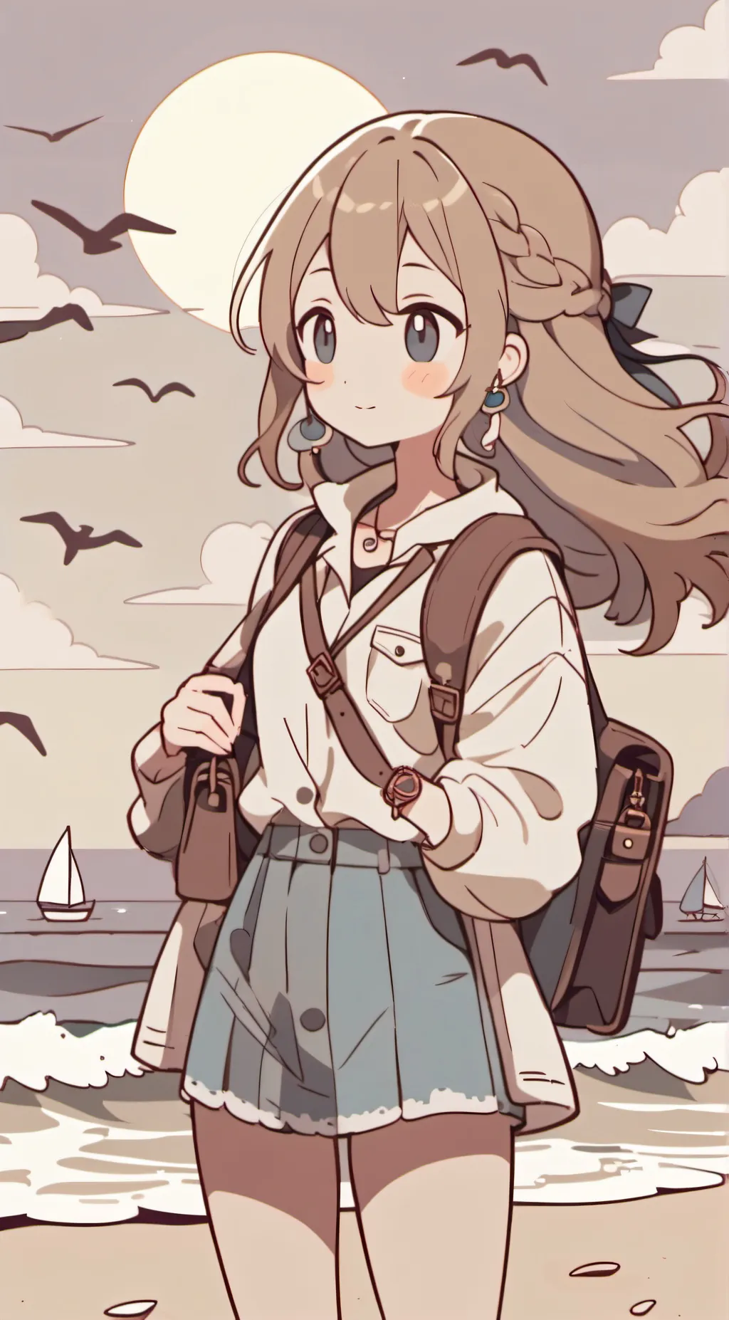 ai character: Serena background