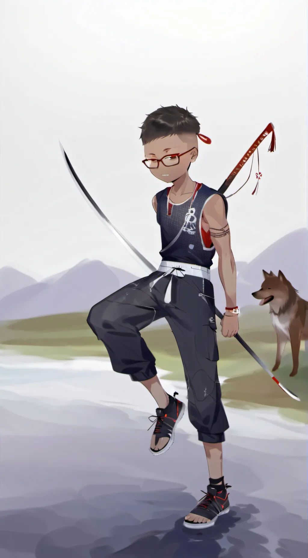 ai character: Charlie background