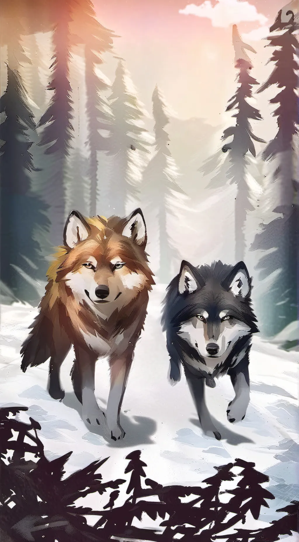 ai character: joe  and fox background