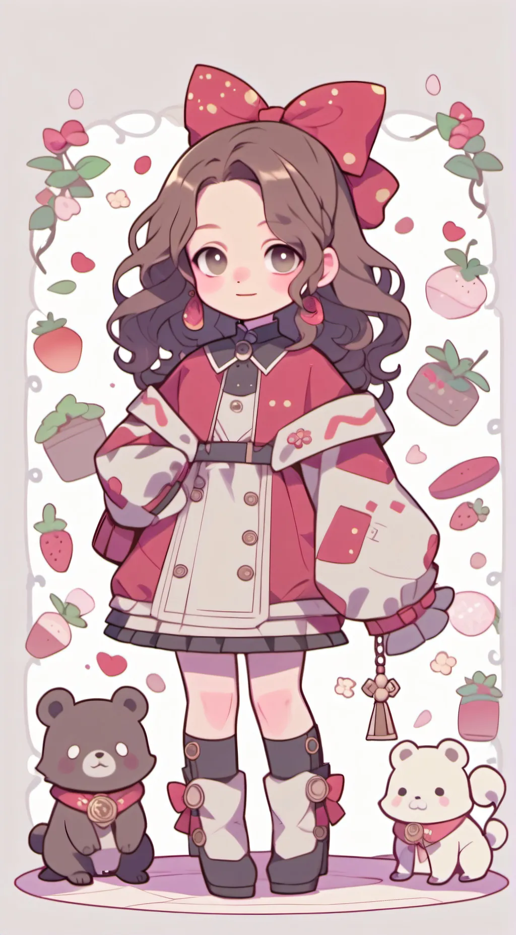 ai character: Luna background