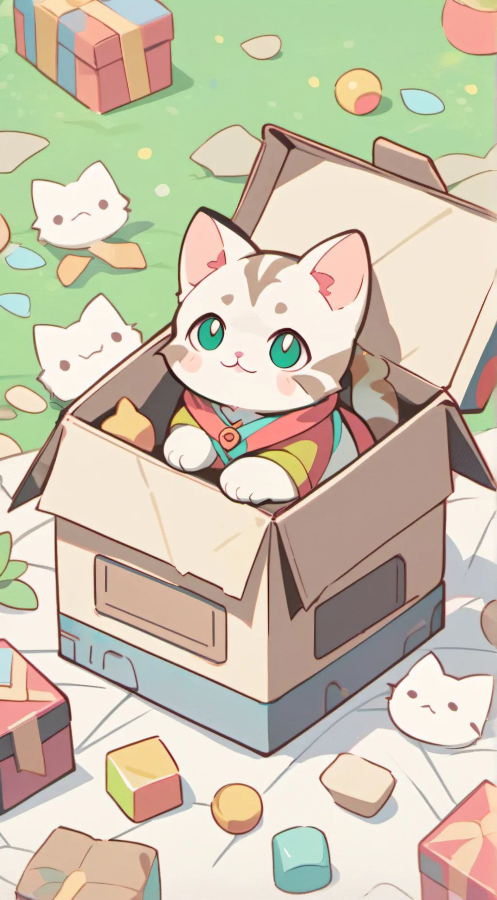 ai character: Jerry the Cat background