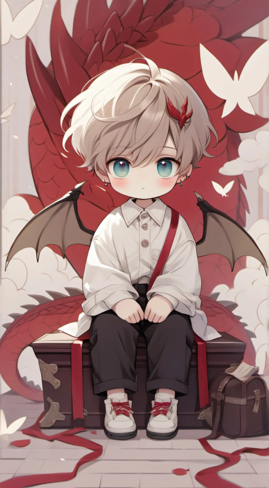 ai character:  dragi background