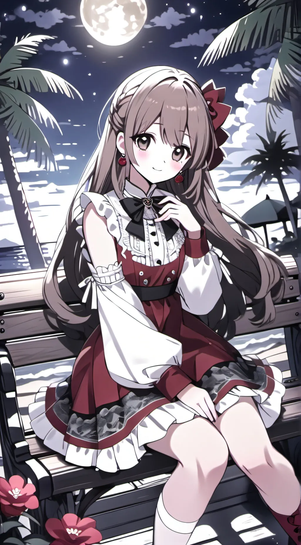 ai character: Luna background