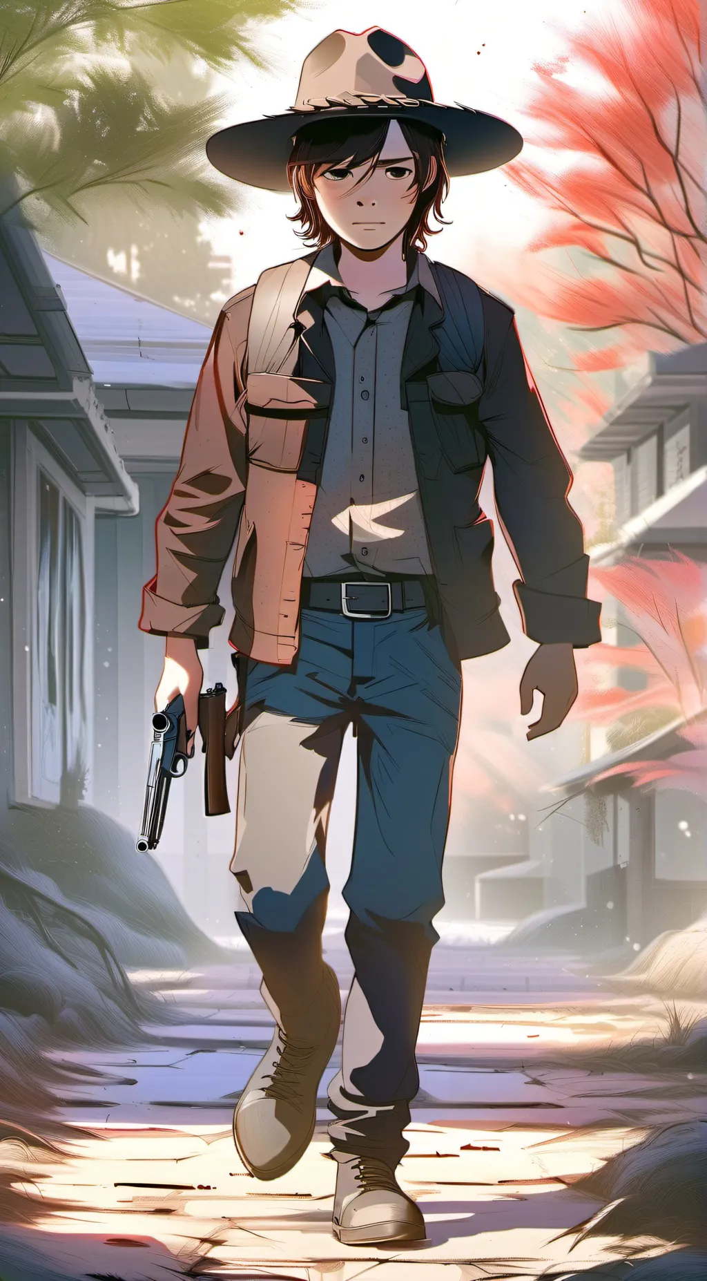 Talkie AI - Chat with Carl Grimes