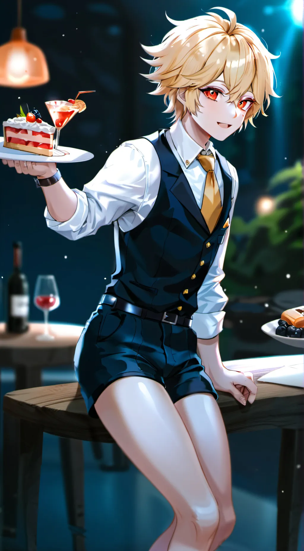 ai character: Rei background