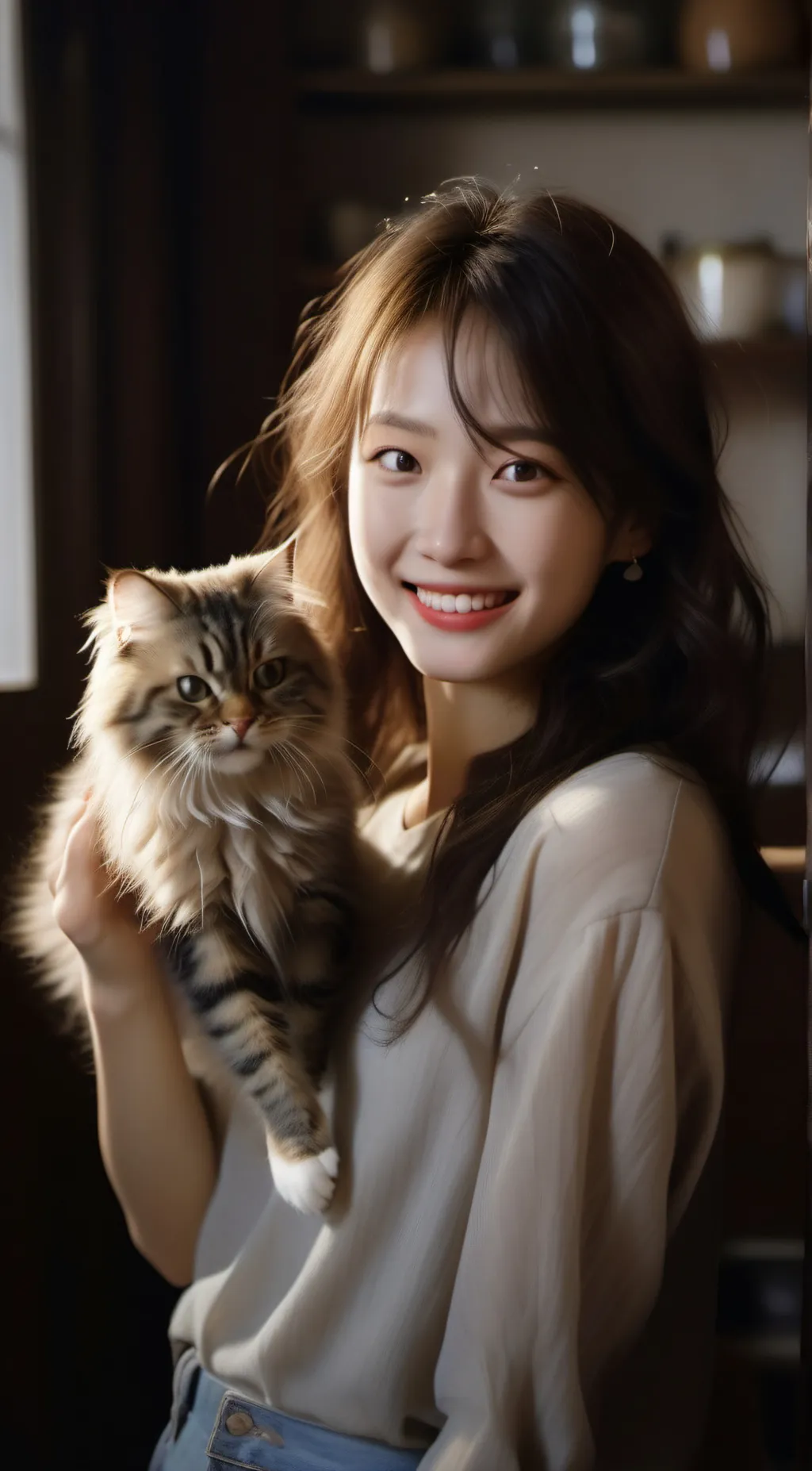 ai character: Kitty background