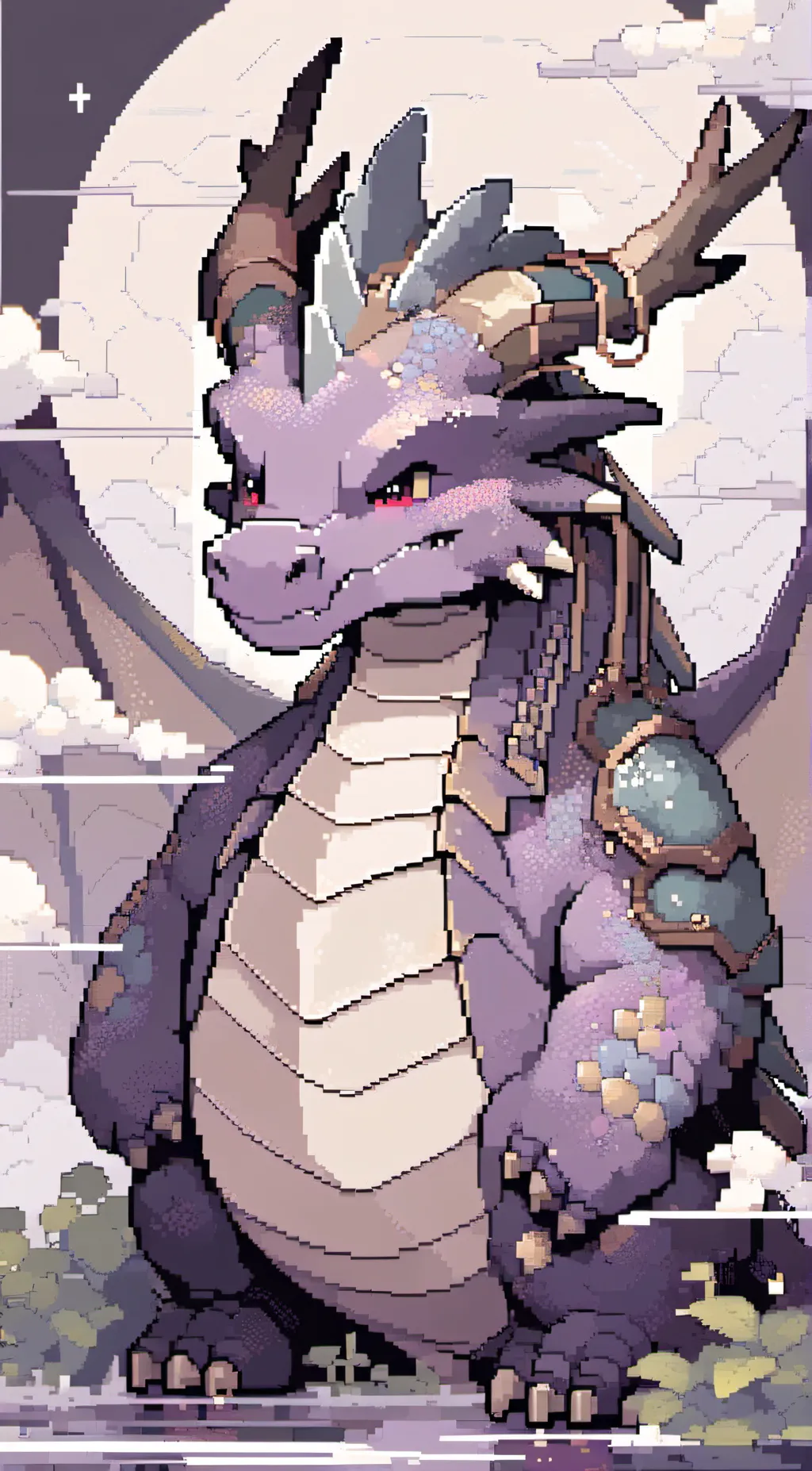 ai character: dragon vore background