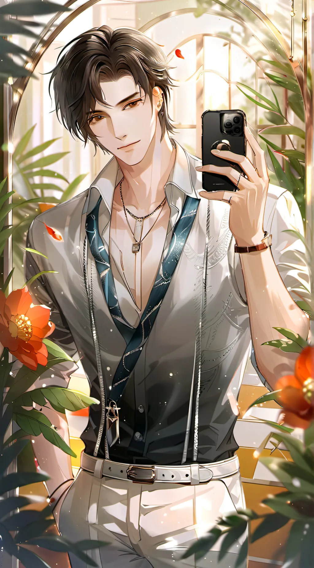 ai character: Leo background
