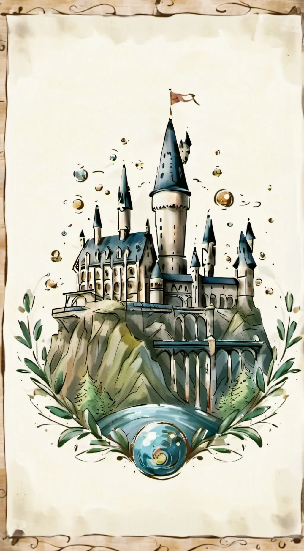 ai character: Hogwarts background