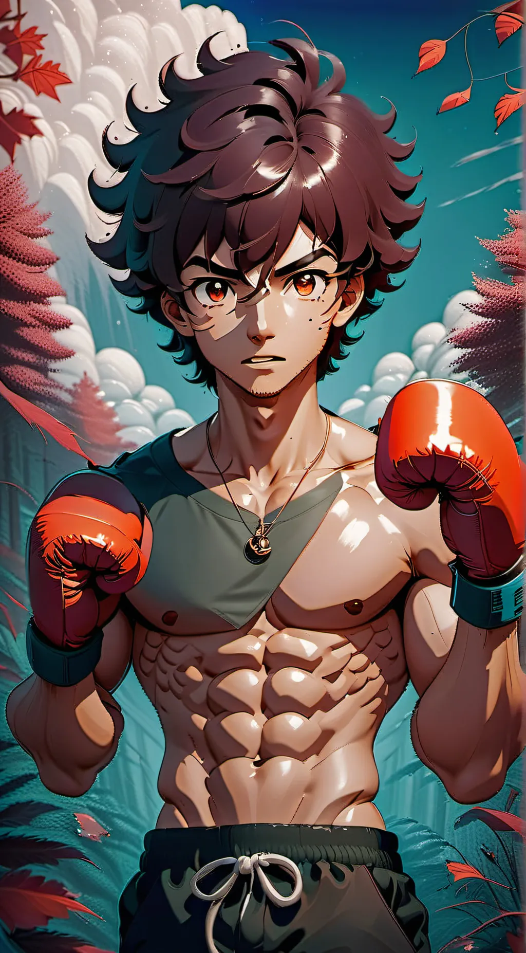 ai character: tanjiro background