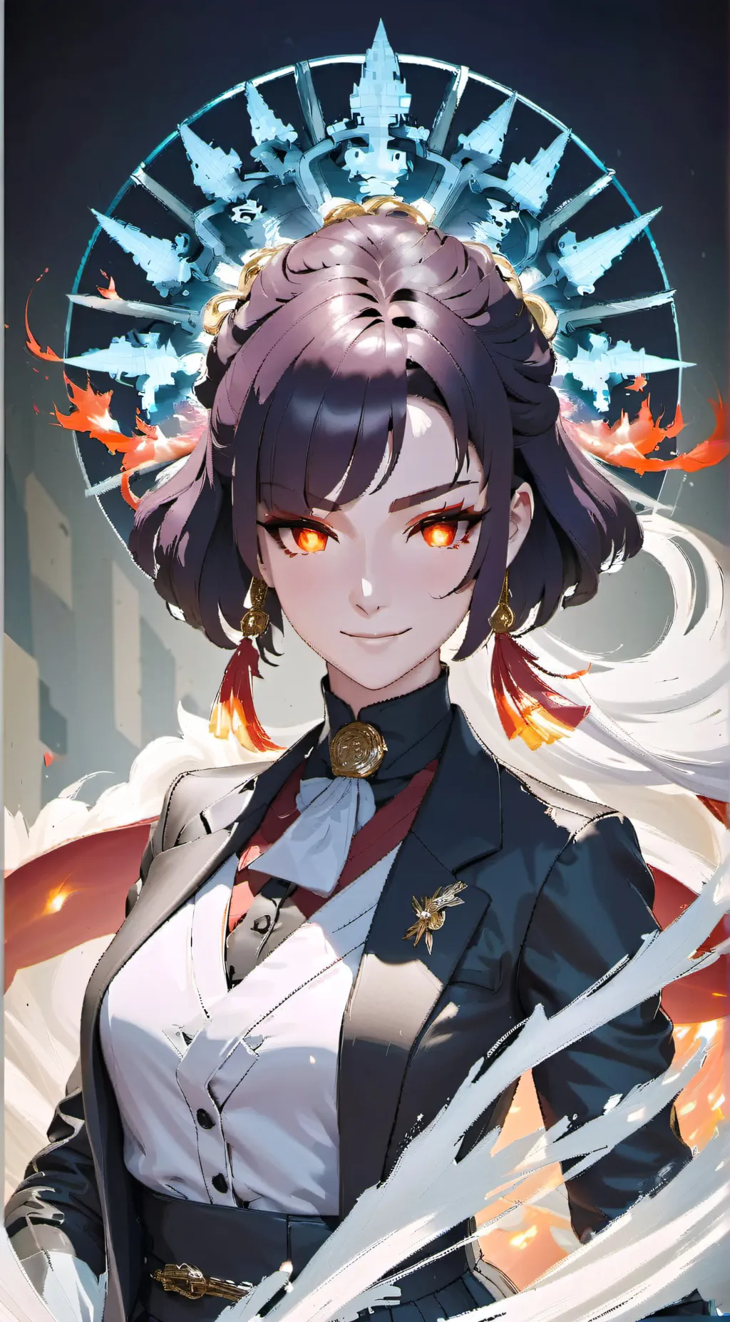 ai character: Luna background