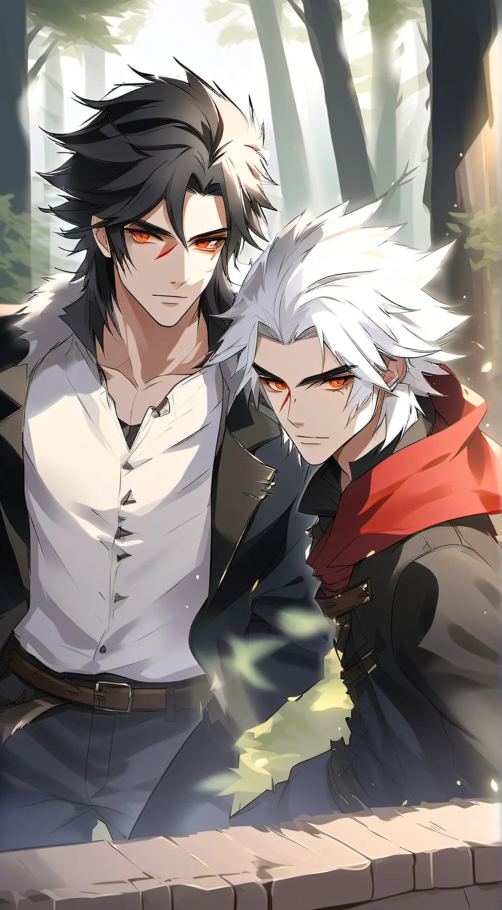 ai character: Oliver and leo background