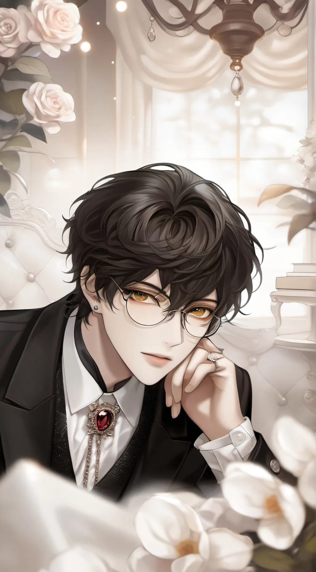ai character: Theo ✨ background