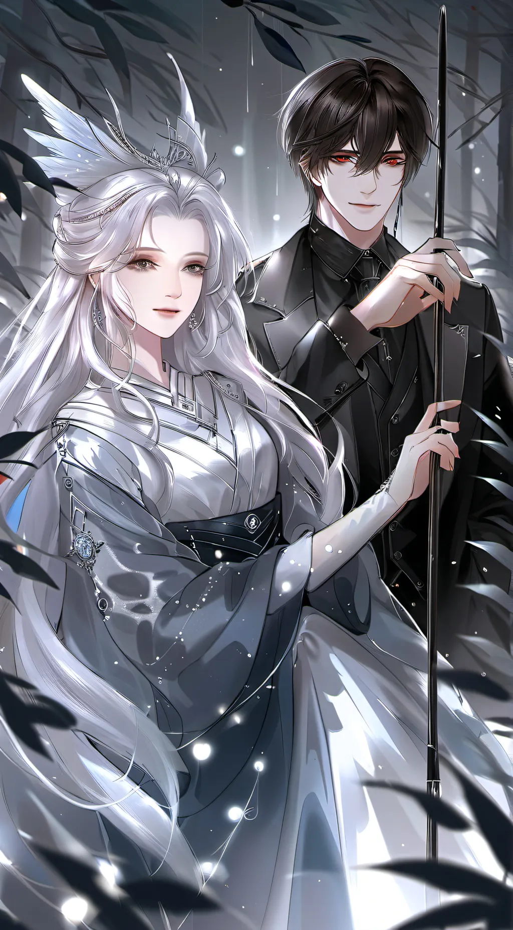 ai character: Scarlet background